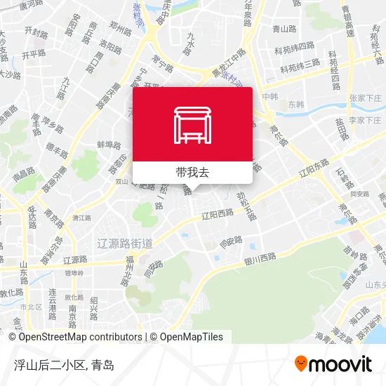 浮山后二小区地图