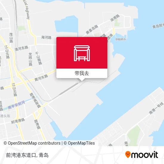 前湾港东道口地图