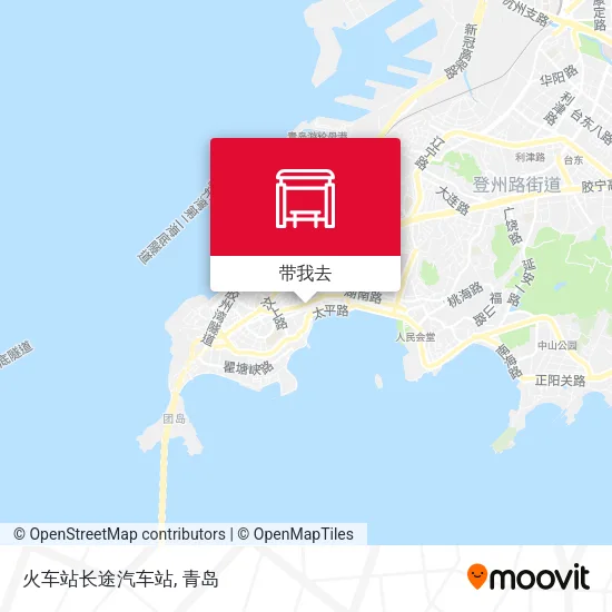 火车站长途汽车站地图