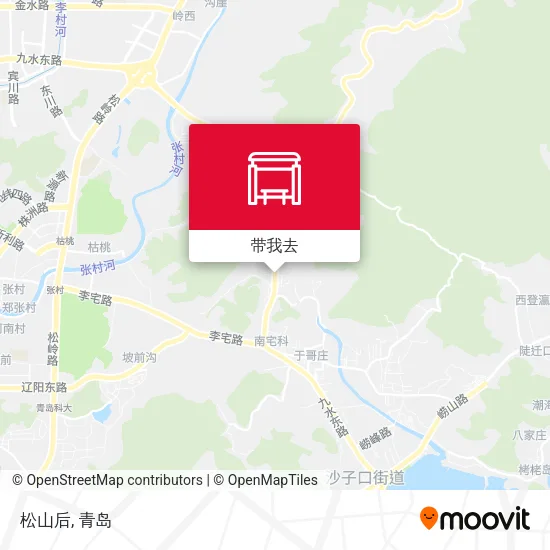 松山后地图
