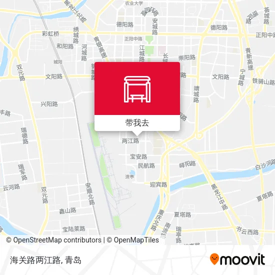 海关路两江路地图