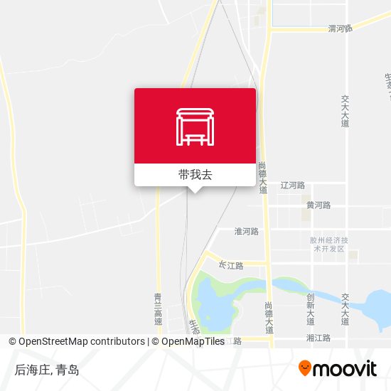 后海庄地图