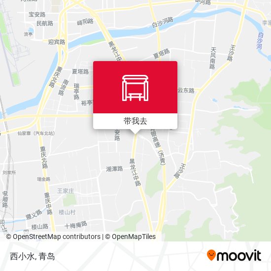 西小水地图