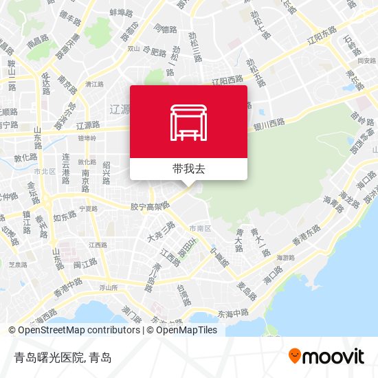青岛曙光医院地图