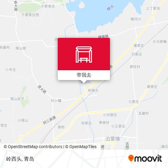 岭西头地图