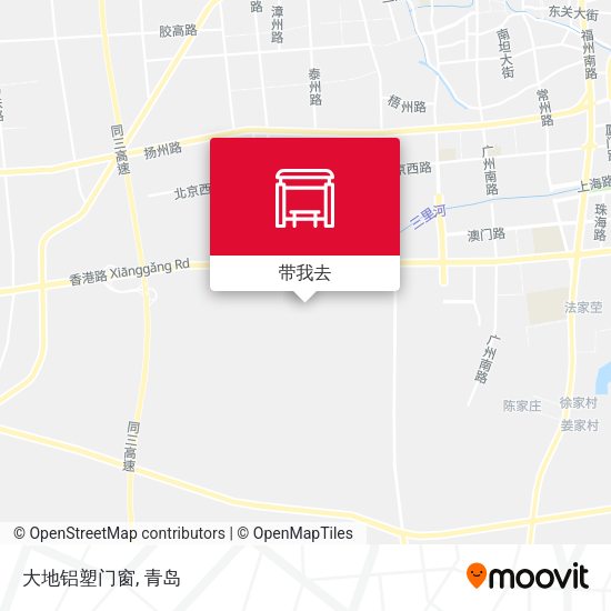 大地铝塑门窗地图