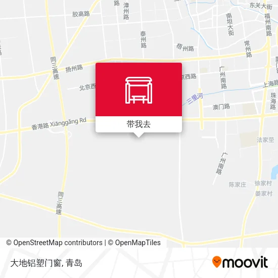 大地铝塑门窗地图