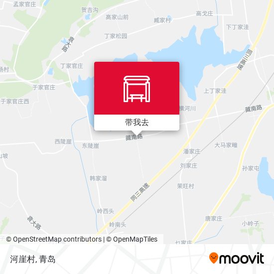 河崖村地图