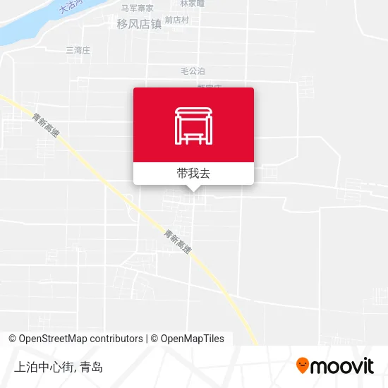 上泊中心街地图