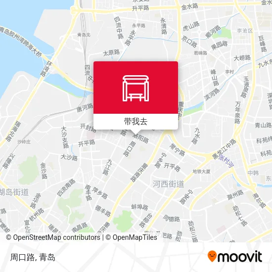 周口路地图