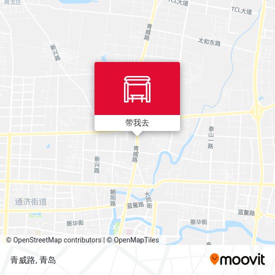 青威路地图