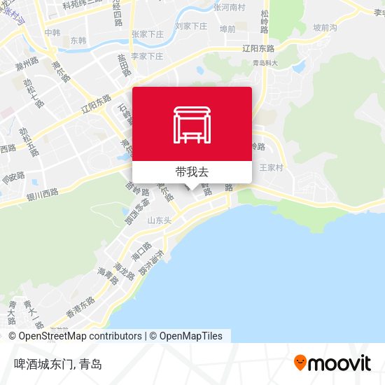 啤酒城东门地图