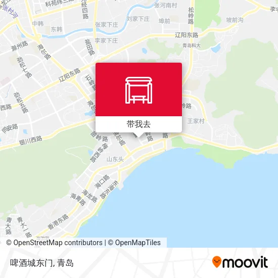 啤酒城东门地图