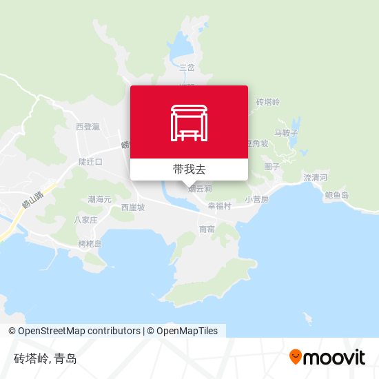 砖塔岭地图