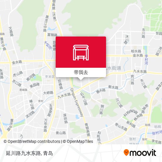 延川路九水东路地图