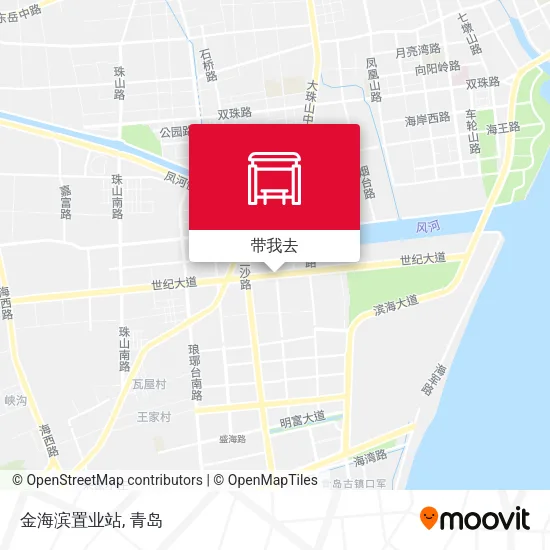 金海滨置业站地图