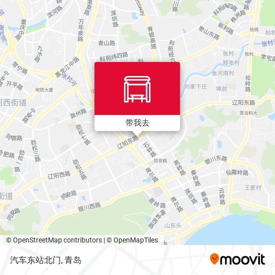汽车东站北门地图