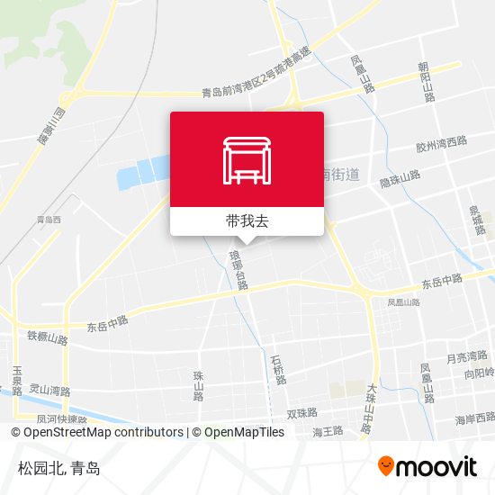 松园北地图