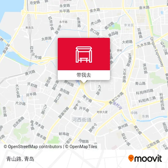 青山路地图