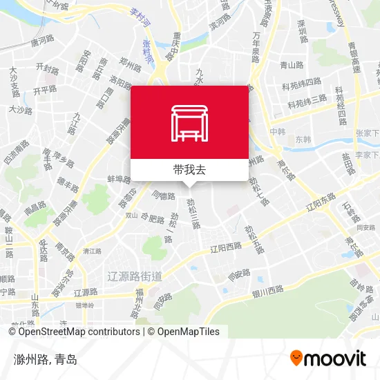 滁州路地图