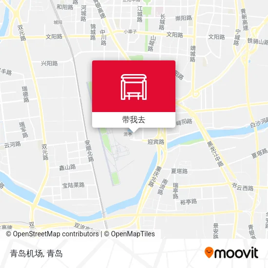 青岛机场地图
