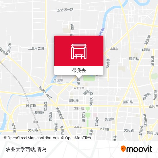 农业大学西站地图