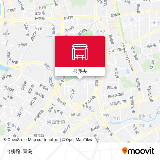 台柳路地图