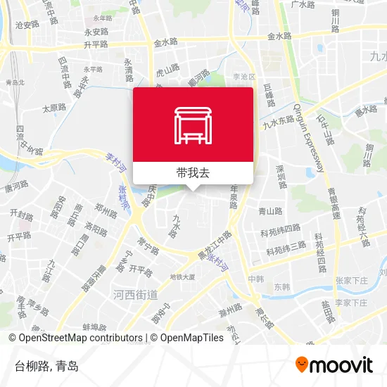 台柳路地图