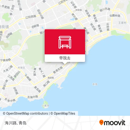 海川路地图