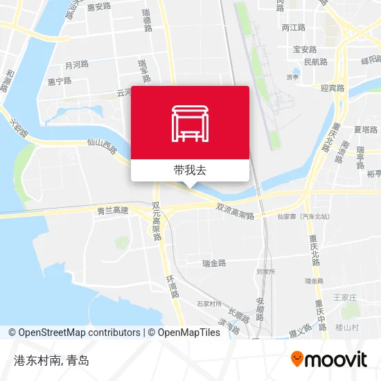 港东村南地图