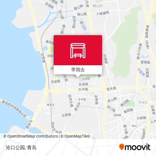 沧口公园地图