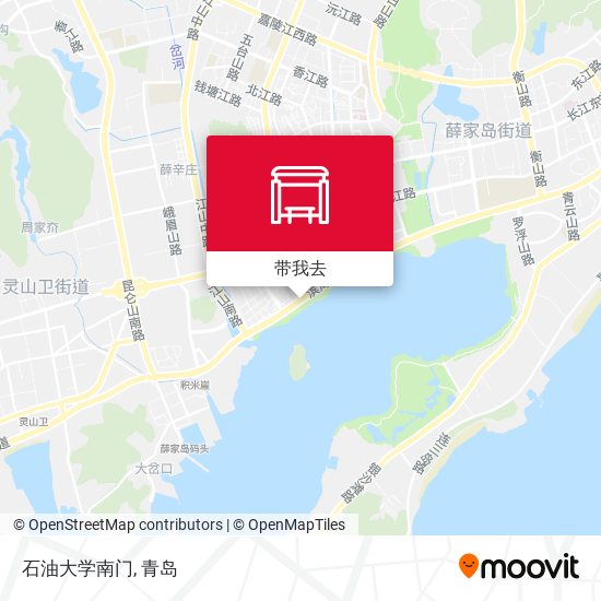 石油大学南门地图