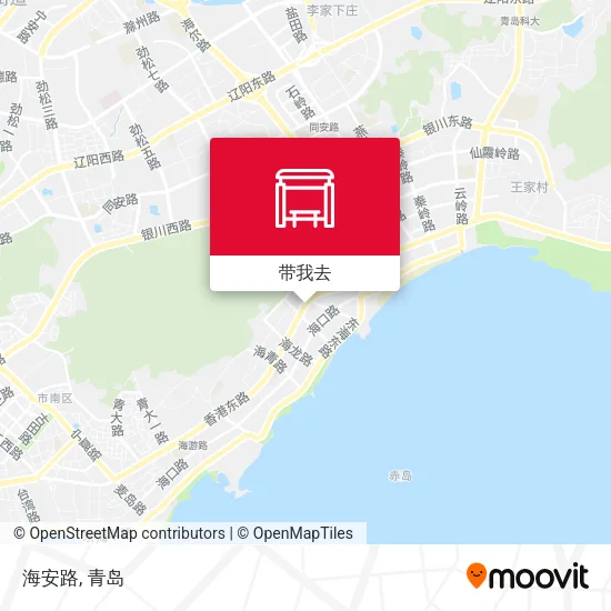 海安路地图