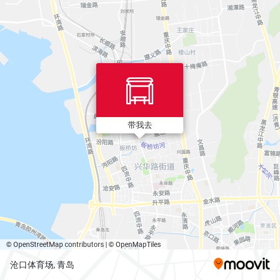 沧口体育场地图