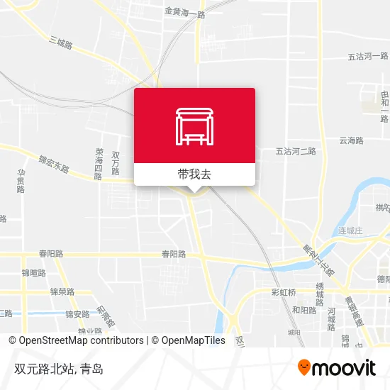 双元路北站地图