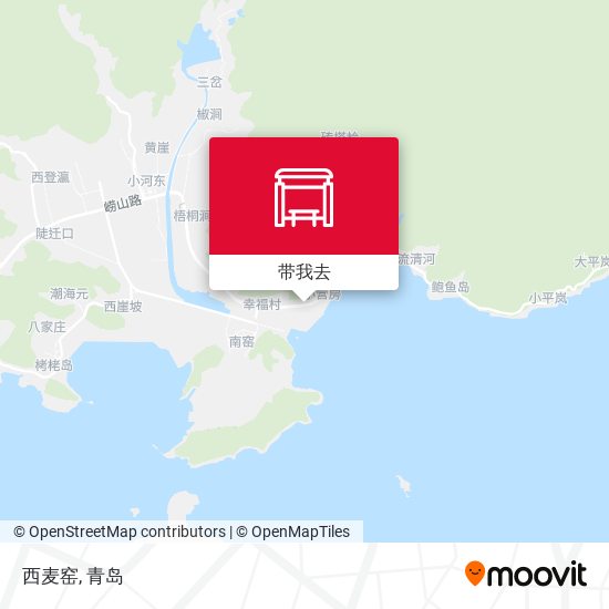 西麦窑地图
