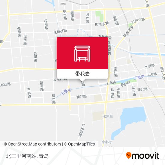 北三里河南站地图