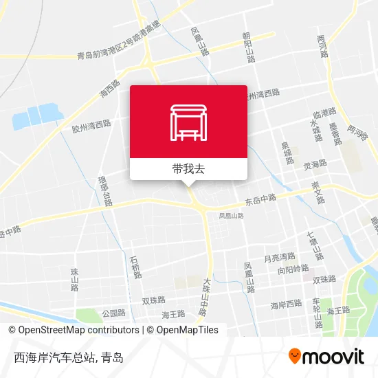 西海岸汽车总站地图