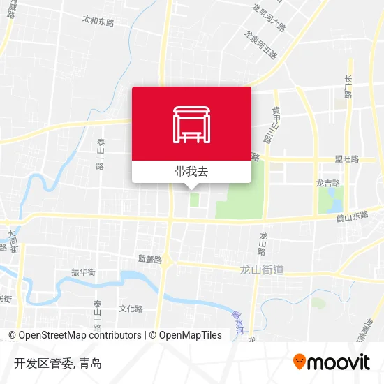 开发区管委地图