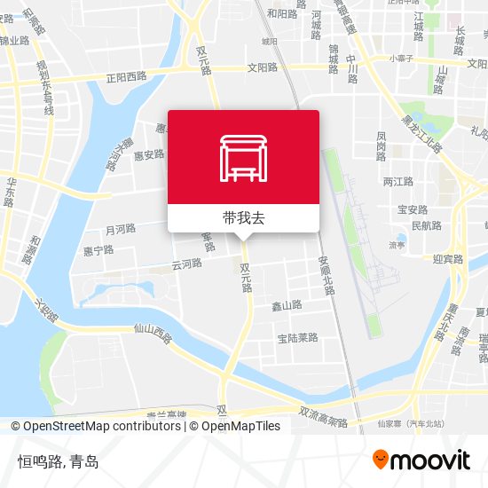 恒鸣路地图