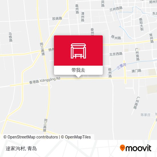 逯家沟村地图