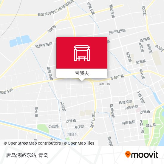 唐岛湾路东站地图