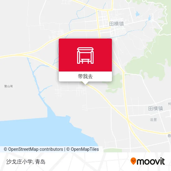 沙戈庄小学地图