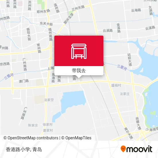 香港路小学地图