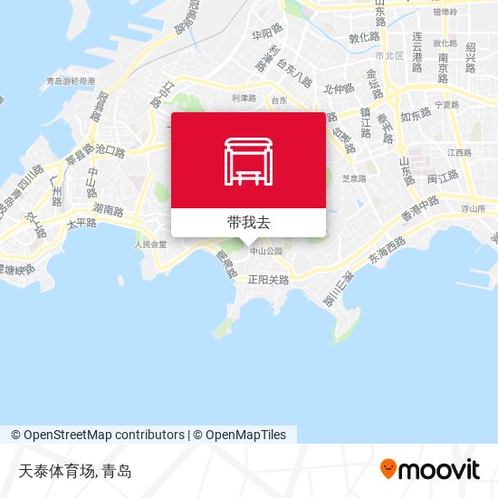 天泰体育场地图