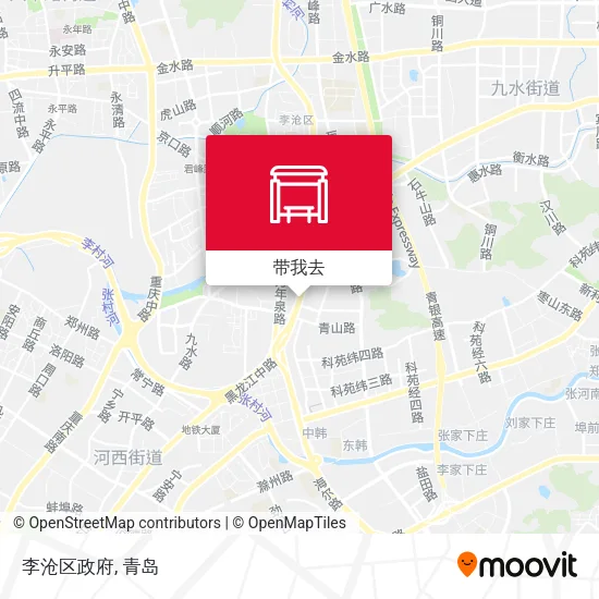 李沧区政府地图