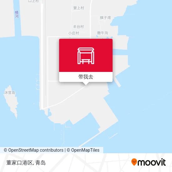 董家口港区地图