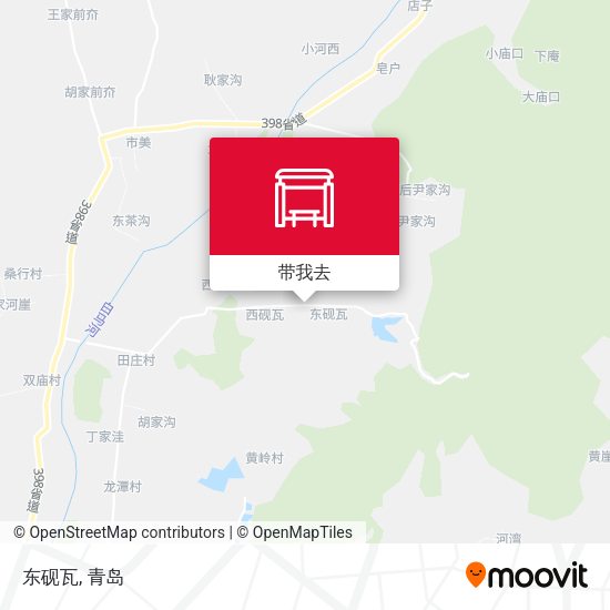 东砚瓦地图