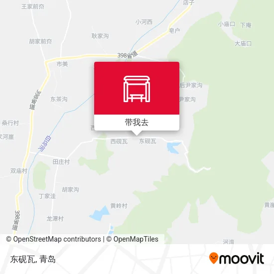 东砚瓦地图