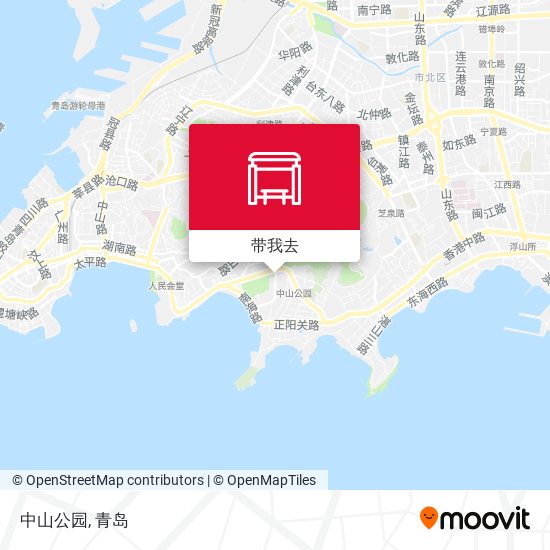中山公园地图